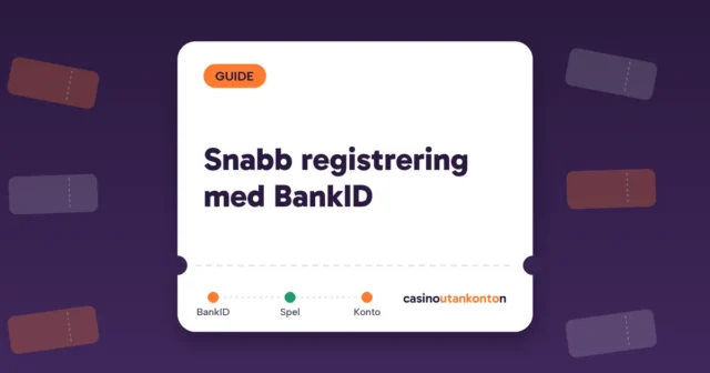 Snabb registrering med BankID